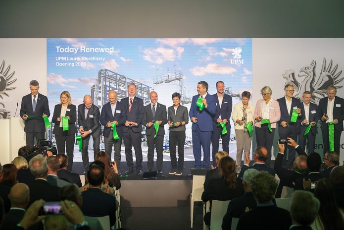UPM opens €1.37bn wood-based biorefinery in Germany